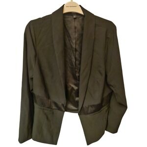 Torrid Black Open Front Blazer Plus Size 2 Career Office Party